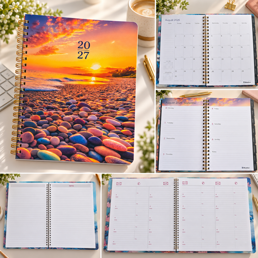 Agenda Brownline Monthly 2027 Grande