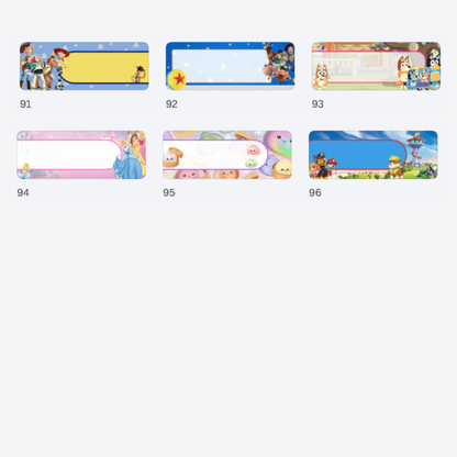 Labels Pack (Escolares)