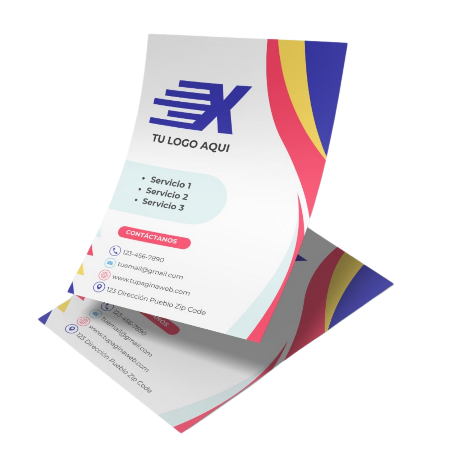 500 Flyers 1/4 pagina